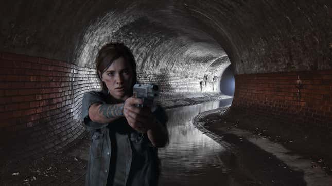 A masterpiece of photoshop showing Ellie in a sewer.